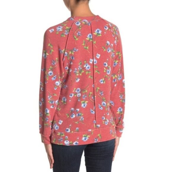 Caslon Floral Long Sleeve Cozy Sweatshirt - Picture 2 of 2